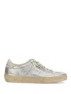 Golden Goose Soulstar Metallic Low Top Sneakers With Logo Patch On The Tongue And Logo Lettering On Side And Heel In Metallic