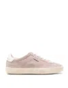 Golden Goose Soul-star Suede Upper Leather Hf Tongue Leather Heel In Pink