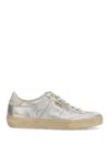 Golden Goose Womens Silver Com Soulstar 70192 Logo-print Leather Low-top Trainers