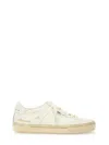 Golden Goose 'soulstar' White Low Top Sneakers With Logo Patch On The Tongue And Logo Lettering On Side And Heel In White