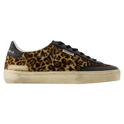 Golden Goose Soul Star Sneakers -  Deluxe Brand - Leather - Printed In Brown