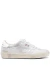 Golden Goose Soul Star Low-top White Leather Sneakers In White