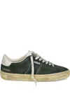 Golden Goose Soul Star Suede Linguetta E Tallone Pelle In Green