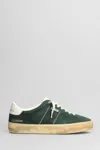 Golden Goose Soul Star Suede Linguetta E Tallone Pelle In Green