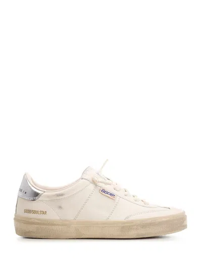 Golden Goose Soul Star Sneakers In Ivory Leather