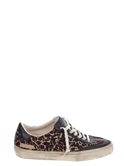 Golden Goose Soul Star Genuine Calf Hair Sneaker In Multi