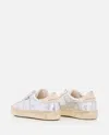 Golden Goose Soulstar Metallic Low Top Sneakers With Logo Patch On The Tongue And Logo Lettering On Side And Heel In Silver