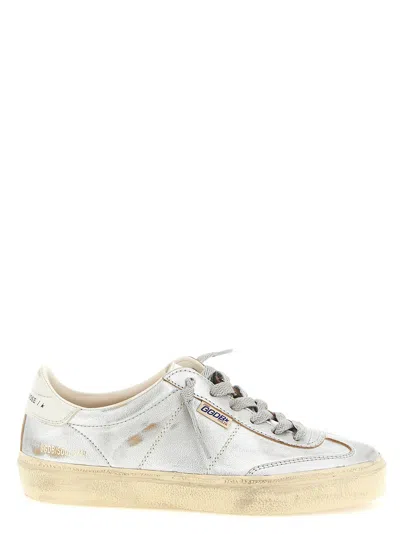 Golden Goose 'soul Star' Sneakers In Silver