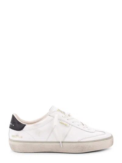 Golden Goose Deluxe Brand Men Leather Low-top Soul Star Sneakers With Used Effect In White