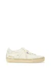 Golden Goose 'soulstar' White Low Top Sneakers With Logo Patch On The Tongue And Logo Lettering On Side And Heel In White