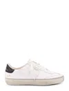 Golden Goose Leather Low-top Soul Star Sneakers With Used Effect In White