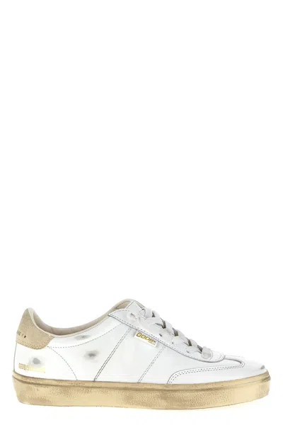 Golden Goose Distressed Low-top Sneakers Rubber Sole In White