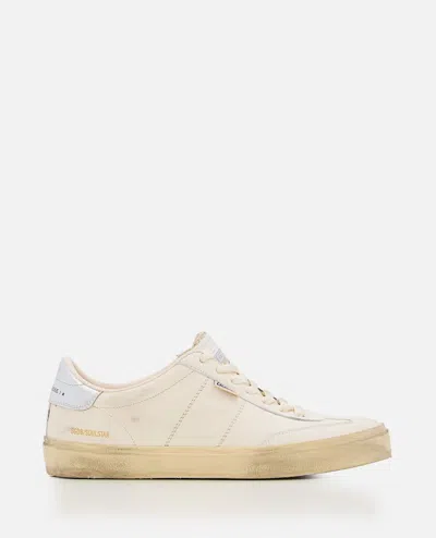 Golden Goose Soul-star Sneakers In White/silver