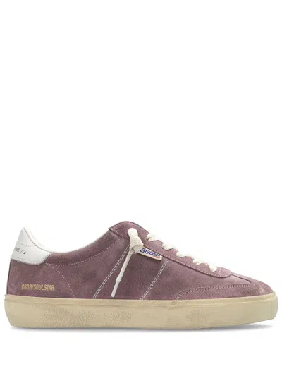 GOLDEN GOOSE SOUL STAR SUEDE LACE-UP SNEAKERS