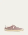 Golden Goose Soul Star Suede Low-top Sneakers In Pink