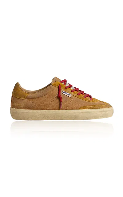 Golden Goose Soul-star Suede Sneaker In Brown