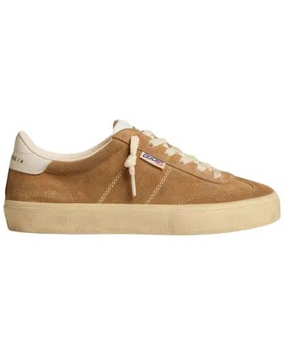 Golden Goose Soul Star Suede Sneaker In Brown