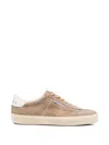 Golden Goose Soul Star Suede Sneakers With White Leather Heel Tab In Neutral