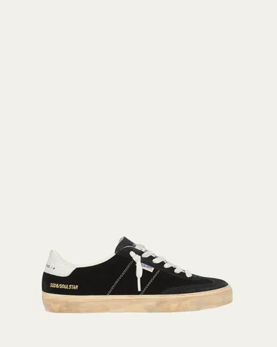 Golden Goose Soul Star Velvet Suede Low-top Sneakers In Animal Print