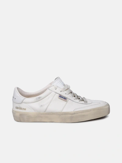 Golden Goose 'soul Star' White Leather Sneakers