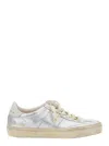 Golden Goose 'soulstar' Metallic Low Top Sneakers With Logo Patch On The Tongue And Logo Lettering On Side And He