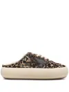 Golden Goose Space Sabot Sneakers In Braun