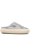 Golden Goose Space Sabot Sneakers In Silber