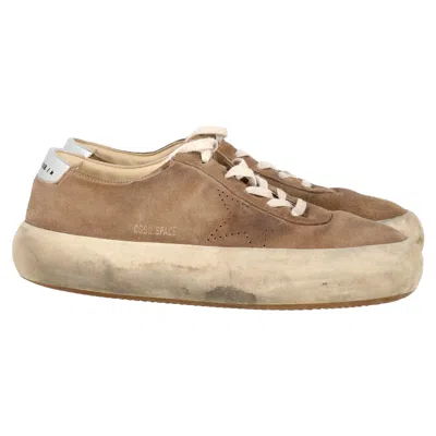 Golden Goose Space Star Sneakers In Brown Suede