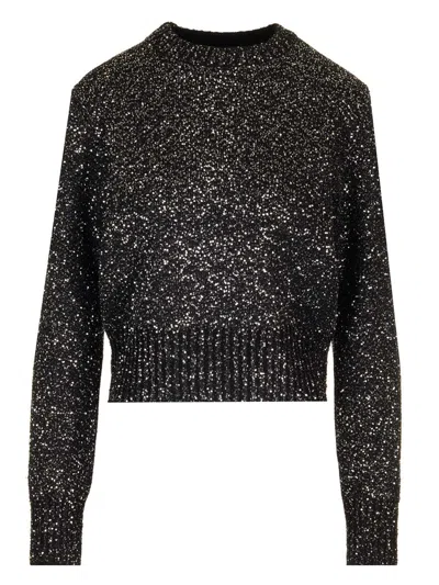 Golden Goose Sparkling Sweater Sweatshirts Black