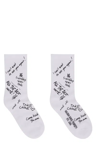 Golden Goose Sport Socks In Black