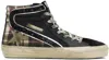 Golden Goose High-top Leisure Sneakers In Tartan/black