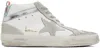 Golden Goose Ssense Exclusive White & Gray Mid Star Sneakers In White