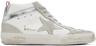Golden Goose Ssense Exclusive White & Gray Mid Star Sneakers