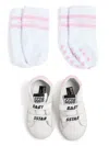 Golden Goose Sstar Colour-block Sneakers (set Of Two) In White