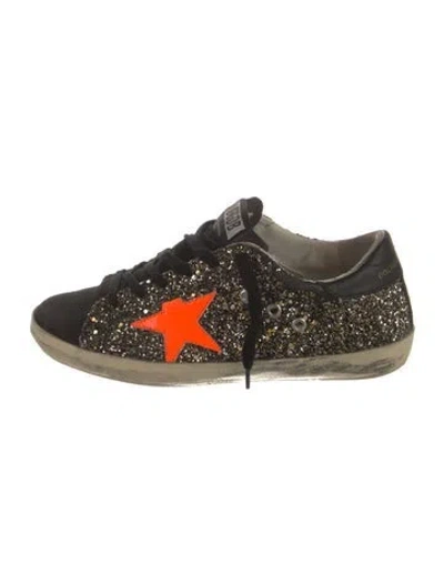 Pre-owned Golden Goose Sstar Sneakers In Gold