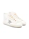 Golden Goose Star-appliqué Lace-up Sneakers In White