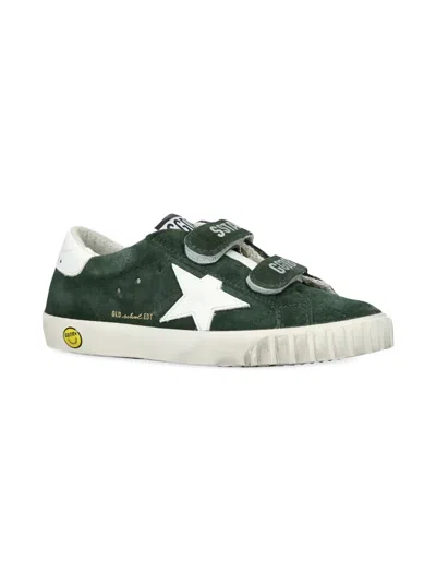 Golden Goose Babies' Star-applique Sneakers In Green