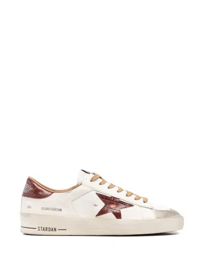 Golden Goose Star Appliqué Sneakers In Neutral