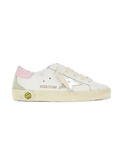 Golden Goose Babies' Star Appliqué Sneakers In White