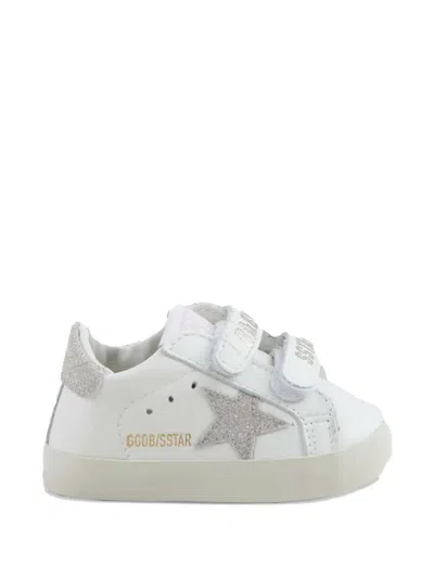 Golden Goose Babies' Star-appliqué Strap Sneakers In White