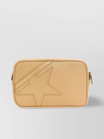 Golden Goose 'star Bag' Crossbody Bag In Beige