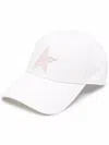 Golden Goose Logo-patch Cap In 81698 Papyrus/baby