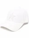 Golden Goose Embroidered-star Baseball Cap In 20103 Papyrus
