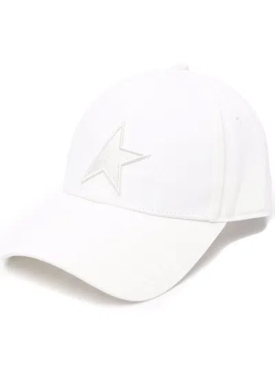 Golden Goose Star Baseball Hat In White