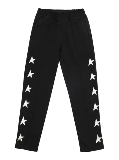 GOLDEN GOOSE STAR / BOYS JOGGING PANTS TAPARED LEG / MULTISTAR PRINTED INCLUDE COD GYP