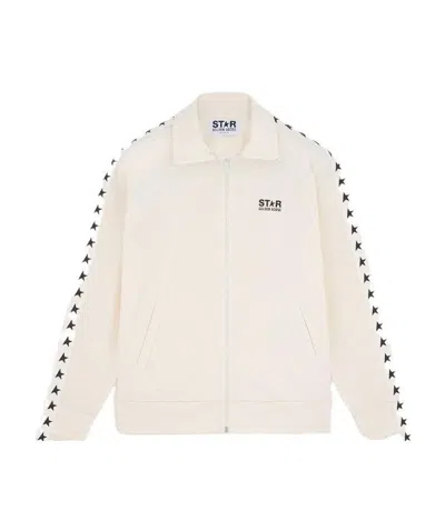 Golden Goose Star Collection Sports Jacket In White