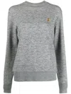 Golden Goose Deluxe Brand Crewneck Long In Grey