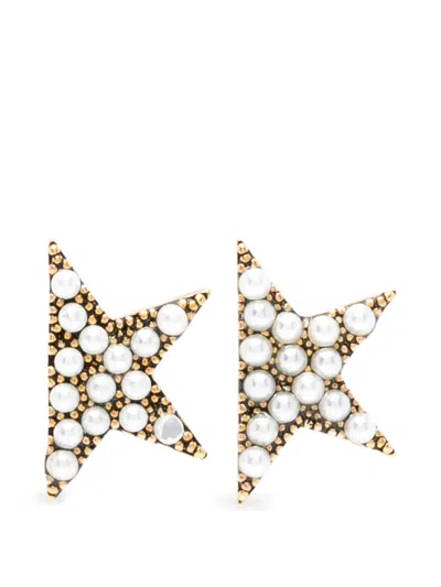Golden Goose Star-design Earrings In Gold