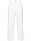 Golden Goose Stonewashed Treated Jeans In White