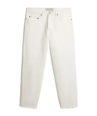 Golden Goose Star-detail Jeans In White
